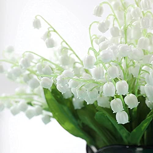 Tinsow 20 Pcs Artificial Lily of the Valley Flowers Bundle