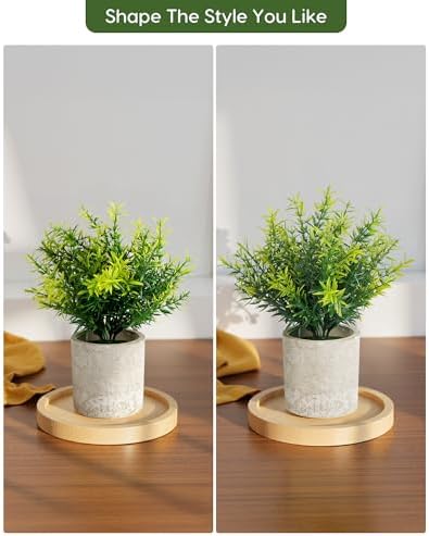 Velener Artificial Rosemary Potted Plants for Home Decor