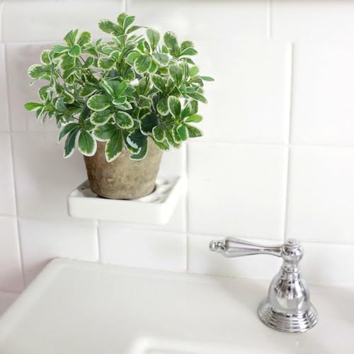 GTIDEA Artificial Shrubs Real Touch Silk Plants 2pcs