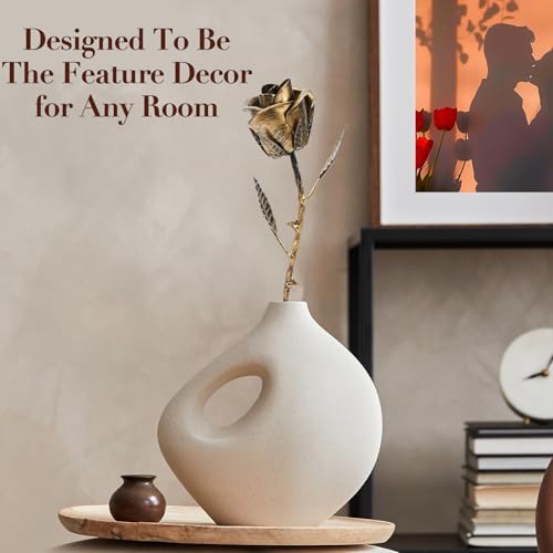 Bronze Rose Wedding Anniversary Gift for Her or Him