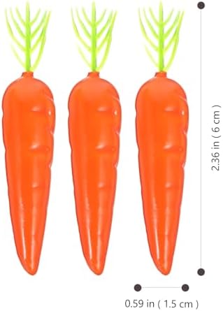 25pcs Easter Carrots Artificial Decorations for Home Party DIY