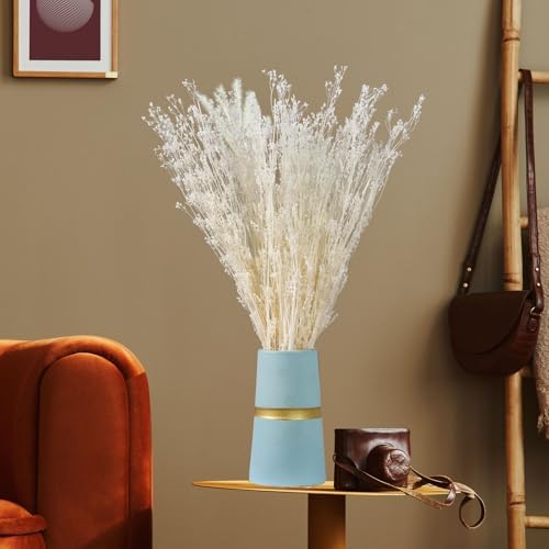 Tavkite Dried White Babys Breath Bouquet 17 Inch
