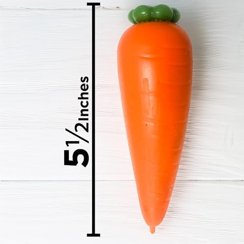 Realistic Squishy Carrot Food Prop
