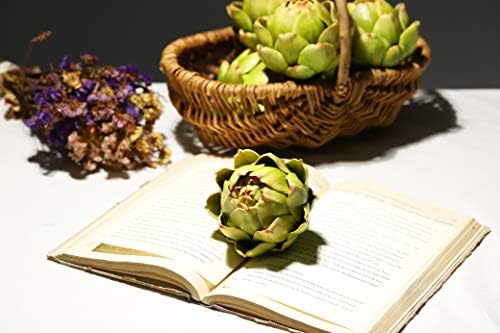 Onlove Large Green Artificial Artichoke Decor Set of 4