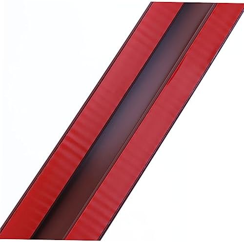 HOMSFOU Door Draft Stopper Seal Strip Brown Adjustable Weatherproof Sound Insulation