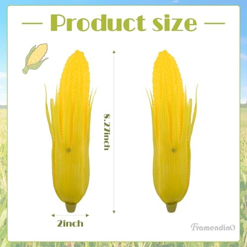 Framendino 8 Pack Artificial Corn Decorations