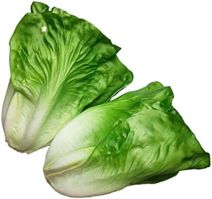 Lorigun Artificial Lettuce 2 Pcs for Home Decor