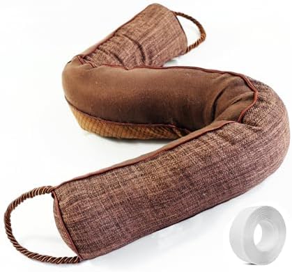 WiseTigris Door Draft Stopper Brown 36 Inch