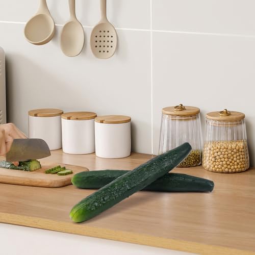 Gresorth 2pcs Soft PU Artificial Cucumber Decor