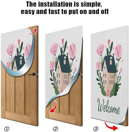 Susiyo Halloween Door Cover 32x79 In Stretch Fabric