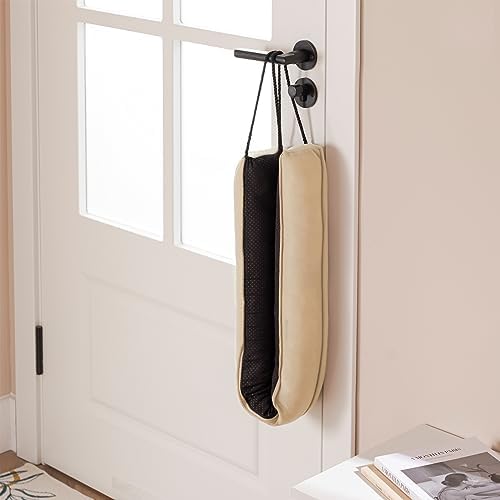 36 Inch Door Draft Stopper with Reusable Cover All-Season Insulation Seal