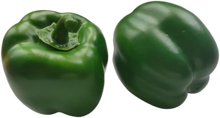 Ebonee Artificial Bell Peppers 6-Pack Realistic Decor