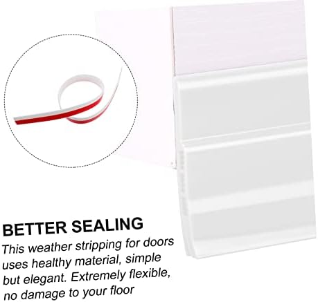 ORFOFE Door Bottom Seal Strip Soundproof Weatherproof Draft Stopper