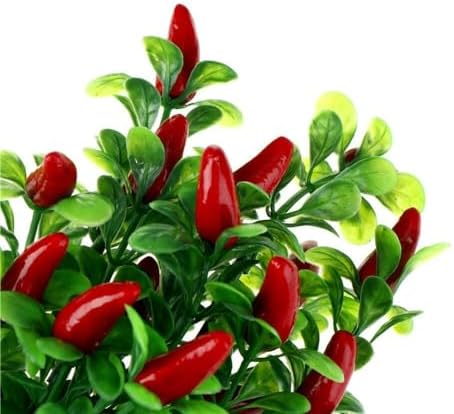 10Pcs Artificial Chili Peppers Lifelike Fake Vegetables Home Kitchen Decor