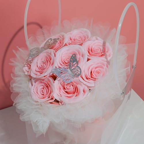 Artificial Soap Flowers Bouquet Preserved Roses for Romantic Gifts