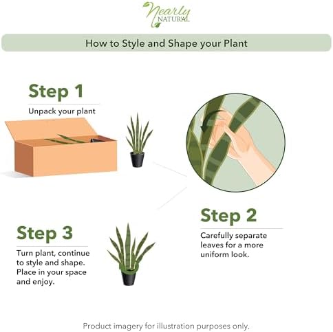 Nearly Natural 4 Spiked Agave Plant Green