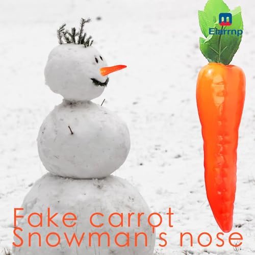 4 Pcs Artificial Carrots for Home Kitchen Decor
