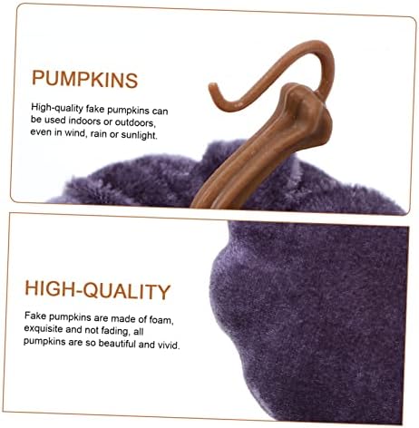 5pcs Flannel Foam Halloween Pumpkins Decor
