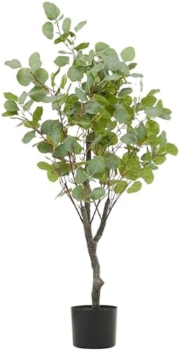 Deco 79 Faux Foliage Eucalyptus Artificial Tree 27x27x41 Green