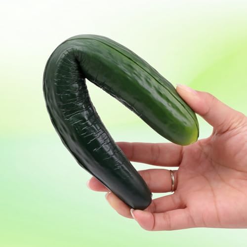 Gresorth 2pcs Soft PU Artificial Cucumber Decor