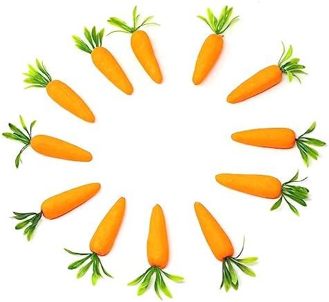 Honbay 24PCS Artificial Carrot Decorations