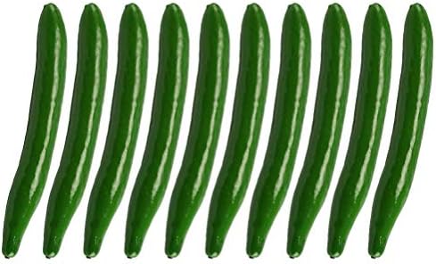 TOYANDONA 10 Pcs Realistic Artificial Cucumber Decor