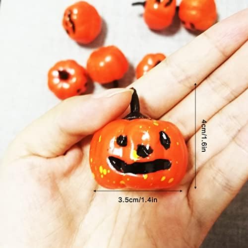 Weahre 32 Piece Halloween Mini Artificial Pumpkins for Decorations