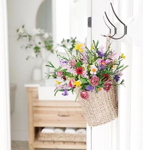 GTIDEA 3 Bundle Artificial Flowers Bouquet Decor