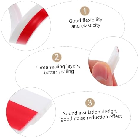 Door Bottom Seal Strip with Soundproof Weather Stripping for Doors