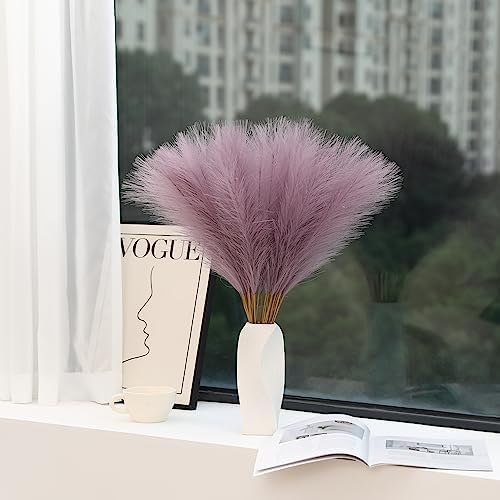 Purple Pampas Grass Decor - 30pcs 24 Inch Artificial Plants
