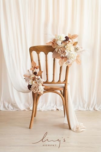 Lings Moment 2pc Fall Wedding Artificial Floral Swag Welcome Sign Garland