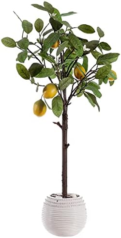 SAFAVIEH Artificial Lemon Tree 35 Inch Potted