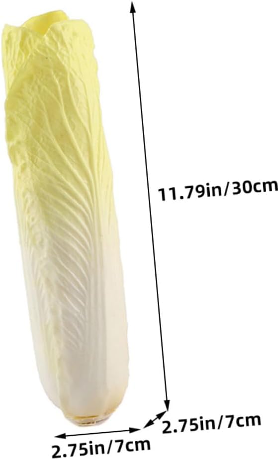 MAGICLULU Realistic Fake Chinese Cabbage Artificial Vegetable Decor