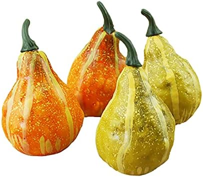 Firlar Artificial Pumpkins Gourds Set of 12 Fall Decor