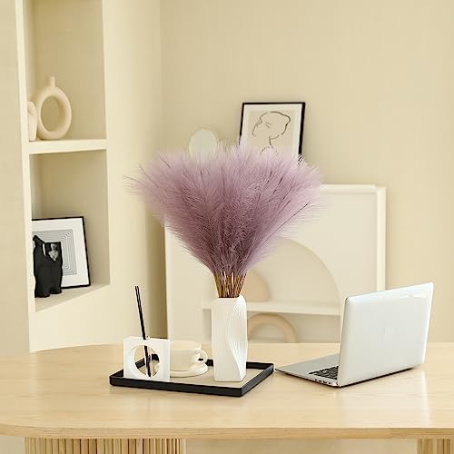 Purple Pampas Grass Decor - 30pcs 24 Inch Artificial Plants