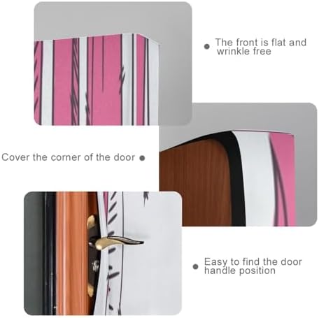 Susiyo Halloween Door Cover Stretch Fabric Door Decoration