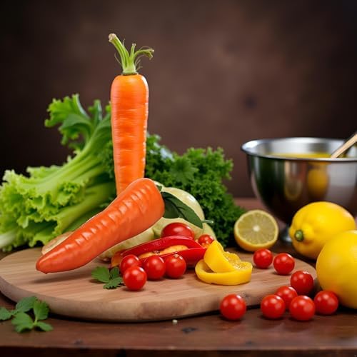 Orange Artificial Vegetables Decorative Reusable Plastic Carrot Home Decor