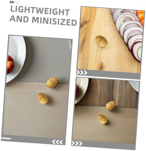 PRETYZOOM 36pcs Mini Artificial Potatoes for Decor and Photography