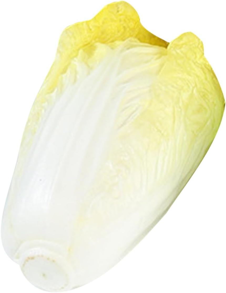 Happyyami Artificial Vegetables Realistic Chinese Cabbage Decor