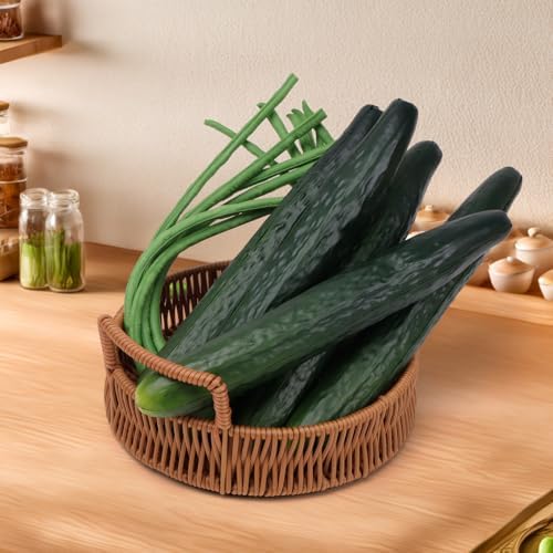 Gresorth 2pcs Soft PU Artificial Cucumber Decor