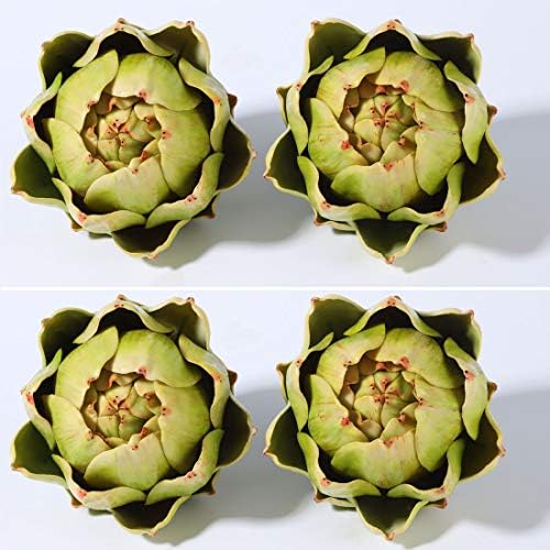 Onlove Large Green Artificial Artichoke Decor Set of 4
