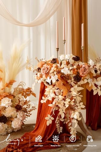 Lings Moment 2PCS Artificial Floral Swags Centerpieces