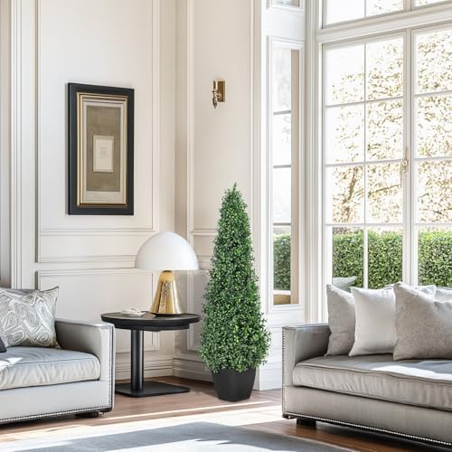 Coucheta 3FT Artificial Boxwood Topiary Trees 2Pack