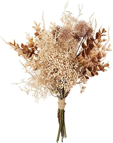 Beige Silk Artificial Flowers for Vase Home Decor