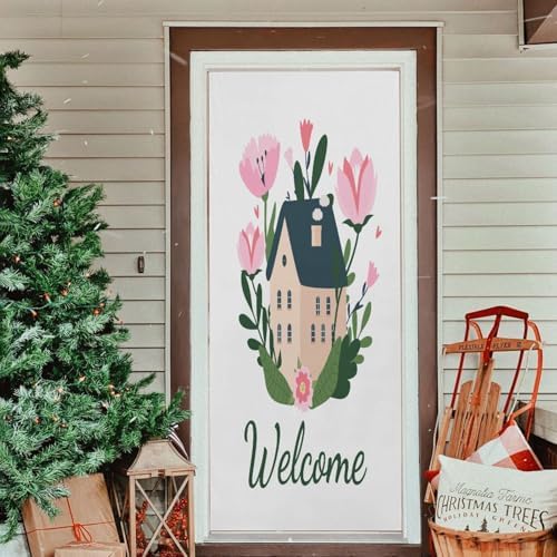 Susiyo Halloween Door Cover 32x79 In Stretch Fabric