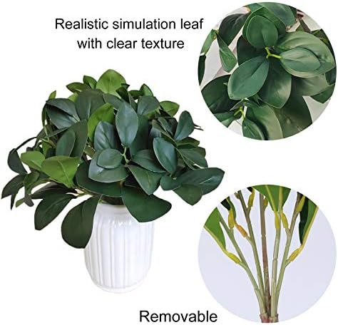 4Pcs Artificial Eucalyptus Shrubs for Garden and Home Decor