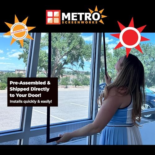 Metro Screenworks Draft Blocker - Custom Size Vinyl Window Screen