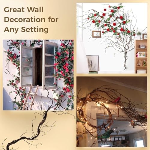 Tideme 67 Inch Artificial Tree Branch Wall Hanging Decor