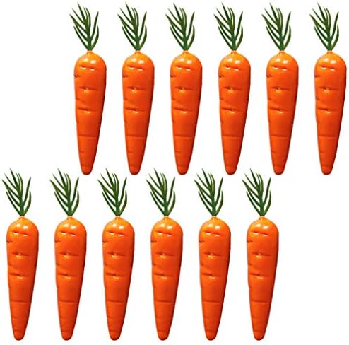 25pcs Easter Carrots Artificial Decorations for Home Party DIY