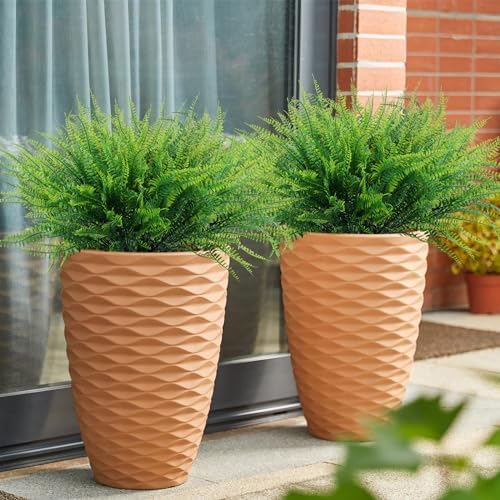 Hananona 12 Pcs Artificial Boston Fern Stems